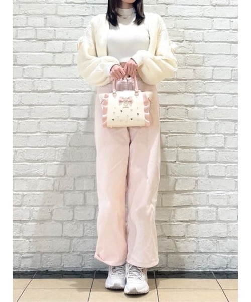 SAMANTHAVEGA（サマンサベガ）の「リボンジュエリーフラッター（ミニ）（ショルダーバッグ・レディース・ライトブルー/ピンク/ブラック・FREE）」の13枚目の写真