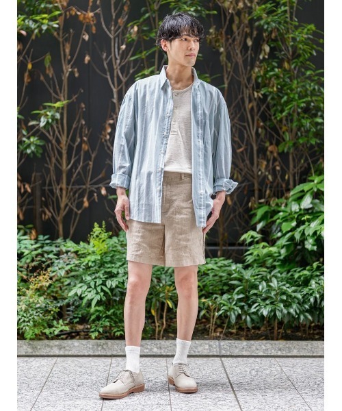 7インチ リネンショートパンツ（その他パンツ）｜BANANA