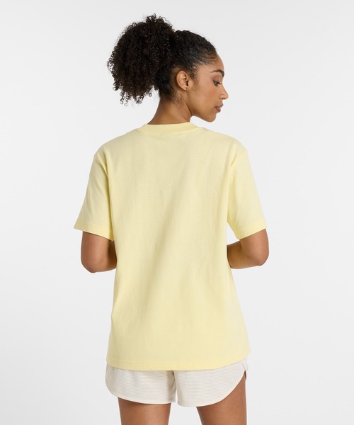 NEW BALANCE（ニューバランス）の「Athletics ジャージショートスリーブTシャツ（Tシャツ/カットソー・レディース・スモークピンク/ライトイエロー・SMALL/MEDIUM/LARGE）」の4枚目の写真
