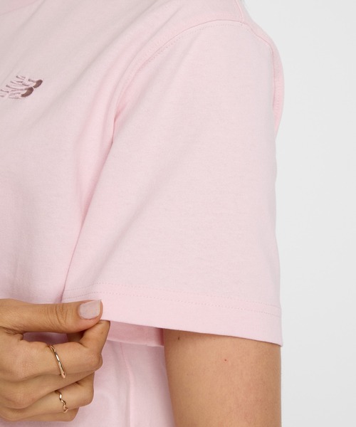 NEW BALANCE（ニューバランス）の「Athletics ジャージショートスリーブTシャツ（Tシャツ/カットソー・レディース・スモークピンク/ライトイエロー・SMALL/MEDIUM/LARGE）」の13枚目の写真