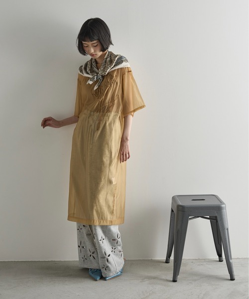 ボンポワン　2018aw 人気のあった刺繍ワンピース4A ボンポワン 2018aw 人気のあった刺繍ワンピース4A - メルカリ