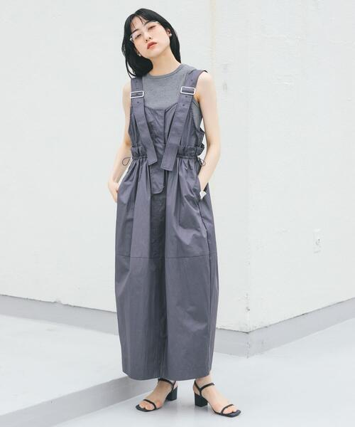 KBF（ケイビーエフ）の「ミリタリージャンパースカート（ワンピース