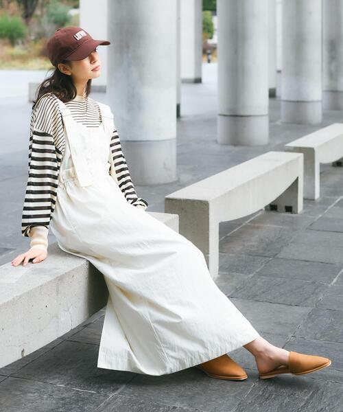 KBF(ケイビーエフ)の「ミリタリージャンパースカート(ワンピース・レディース・チャコールグレー/カーキ/アイボリー・ONE)」の7枚目の写真