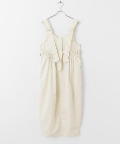 KBF(ケイビーエフ)の「ミリタリージャンパースカート(ワンピース・レディース・チャコールグレー/カーキ/アイボリー・ONE)」の10枚目の写真