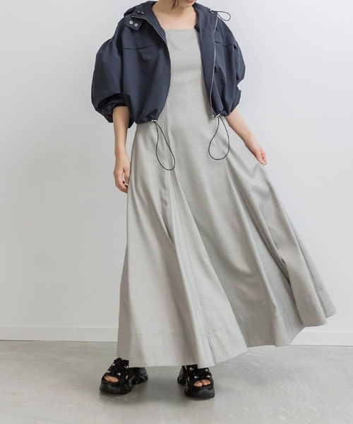 RANDA(ランダ)の「カップインバックリボンキャミワンピース(ワンピース・レディース・ブルー/グレー/ブラウン・1/0)」の1枚目の写真