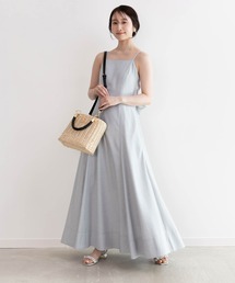 カップインバックリボンキャミワンピース
