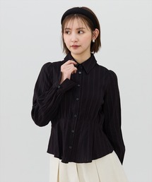 REDYAZEL | フレアペプラムシャツ(シャツ/ブラウス)