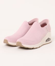 SKECHERS | 【SKECHERS】スケッチャーズ SLIP-INS:UNO WEDGE - KICKING KNIT（スリップインズ：ウノ ウェッジ - キッキングニット）スリッポンスニーカー 177523(スニーカー)