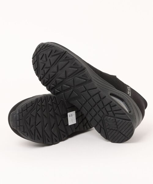 スニーカー 24.5 黒 SKECHERS スケッチャーズ スリップインズ ウノ Amazon.co.jp: [スケッチャーズ] ニット スニーカー SLIP-INS