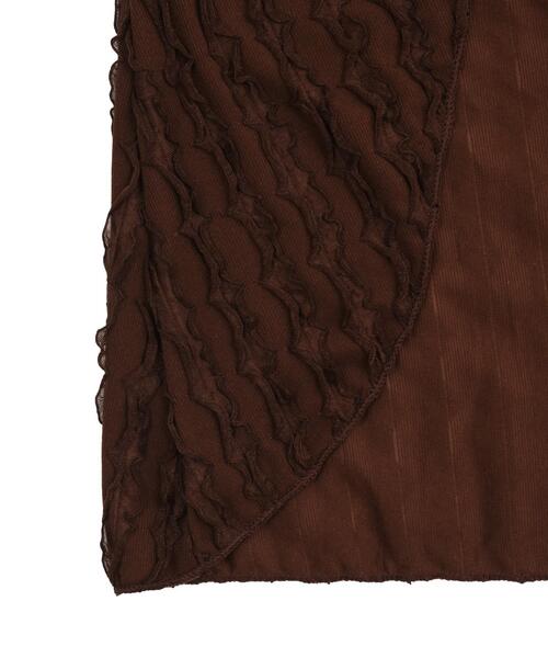 dispark（ディスパーク）の「DISPARK/バタフライカットフリルカーディガン（カーディガン/ボレロ・レディース・ブラウン・FREE）」の11枚目の写真