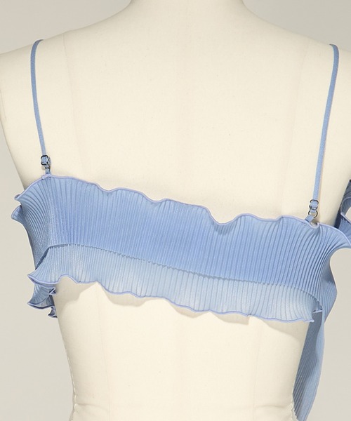 キャミソール 「kotohayokozawa/コトハヨコザワ」TODO WAVE SHEER CAMISOLE/シアーキャミソール TODO WAVE SHEER CAMISOLE(FREE BLACK): kotohayokozawa: WOMENS