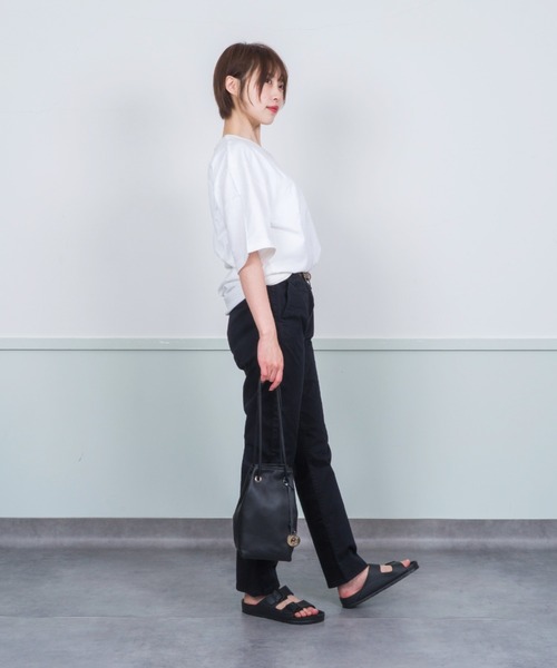 marco masi（マルコマージ）の「【MARCO MASI/マルコ・マージ】巾着　ショルダーバッグ　バケツバッグ（ショルダーバッグ・レディース・シルバー/ブラック・FREE）」の12枚目の写真