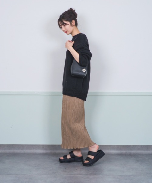 marco masi（マルコマージ）の「【MARCO MASI/マルコ・マージ】巾着　ショルダーバッグ　バケツバッグ（ショルダーバッグ・レディース・シルバー/ブラック・FREE）」の8枚目の写真