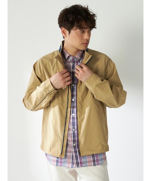 McGREGOR（マックレガー）の「タイプライターブルゾン（ブルゾン・メンズ・ベージュ/ネイビー・L/M）」の3枚目の写真