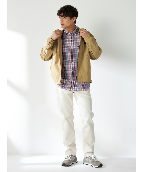 McGREGOR（マックレガー）の「タイプライターブルゾン（ブルゾン・メンズ・ベージュ/ネイビー・L/M）」の4枚目の写真