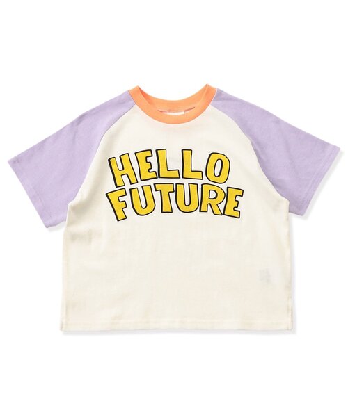 BREEZE（ブリーズ）の「【Im Jelly！】配色ラグランカラバリ半袖Tシャツ_ジュニア対応（Tシャツ/カットソー・キッズ・ブルー/ラベンダー/ミント/ピンク・80/90/100/110/120/130/140）」の3枚目の写真