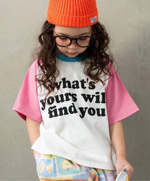 BREEZE（ブリーズ）の「【Im Jelly！】配色ラグランカラバリ半袖Tシャツ_ジュニア対応（Tシャツ/カットソー・キッズ・ブルー/ラベンダー/ミント/ピンク・80/90/100/110/120/130/140）」の4枚目の写真