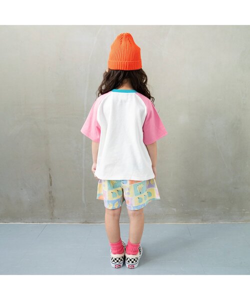 BREEZE（ブリーズ）の「【Im Jelly！】配色ラグランカラバリ半袖Tシャツ_ジュニア対応（Tシャツ/カットソー・キッズ・ブルー/ラベンダー/ミント/ピンク・80/90/100/110/120/130/140）」の18枚目の写真