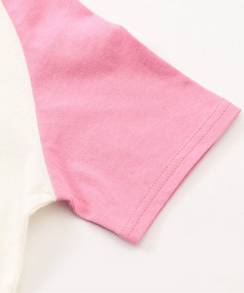 BREEZE（ブリーズ）の「【Im Jelly！】配色ラグランカラバリ半袖Tシャツ_ジュニア対応（Tシャツ/カットソー・キッズ・ブルー/ラベンダー/ミント/ピンク・80/90/100/110/120/130/140）」の6枚目の写真