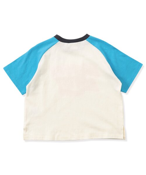 BREEZE（ブリーズ）の「【Im Jelly！】配色ラグランカラバリ半袖Tシャツ_ジュニア対応（Tシャツ/カットソー・キッズ・ブルー/ラベンダー/ミント/ピンク・80/90/100/110/120/130/140）」の14枚目の写真