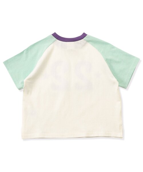 BREEZE（ブリーズ）の「【Im Jelly！】配色ラグランカラバリ半袖Tシャツ_ジュニア対応（Tシャツ/カットソー・キッズ・ブルー/ラベンダー/ミント/ピンク・80/90/100/110/120/130/140）」の12枚目の写真