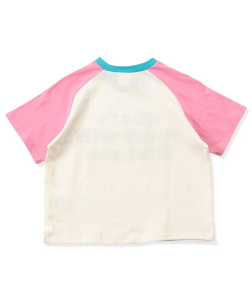 BREEZE（ブリーズ）の「【Im Jelly！】配色ラグランカラバリ半袖Tシャツ_ジュニア対応（Tシャツ/カットソー・キッズ・ブルー/ラベンダー/ミント/ピンク・80/90/100/110/120/130/140）」の10枚目の写真