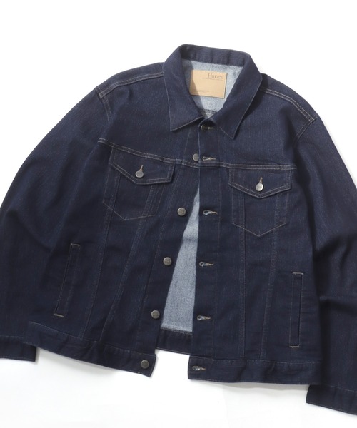 定価9.5万1piu1uguale3 3rdストレッチペイントデニムジャケットⅤ