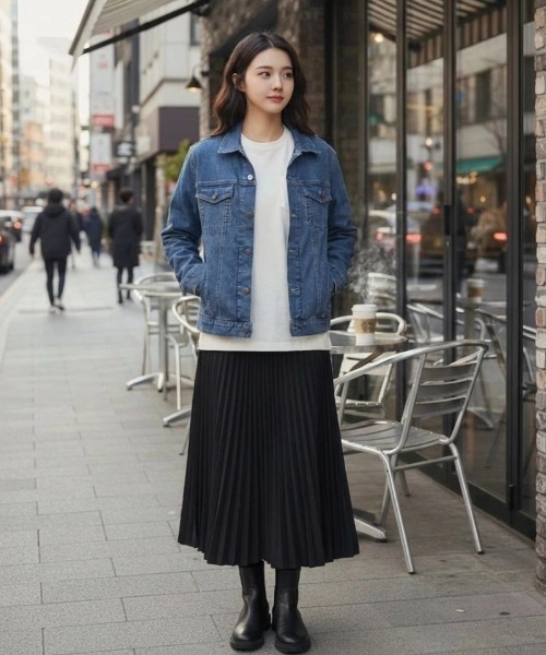 HANES(ヘインズ)の「Hanes/へインズ 3rd-TYPE DENIM JACKET/レギュラーフィット ストレッチ デニムジャケット/Gジャン/レディース メンズ(デニムジャケット・メンズ・ブルー/サックスブルー/ネイビー/ブラック・L/M/S/LL)」の9枚目の写真