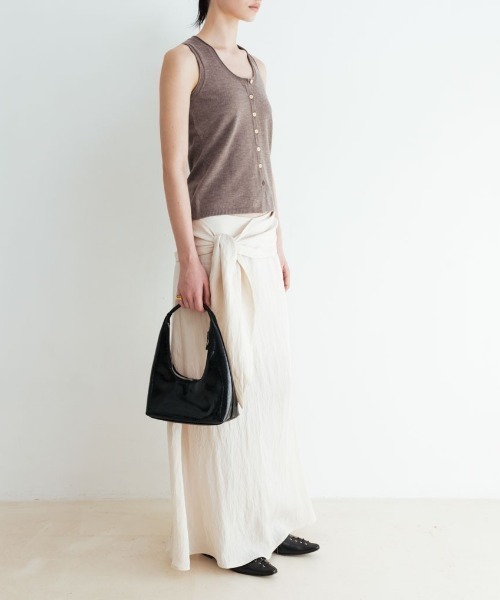 セール】Studio Doe Reversible Knitted Breasted Tank Top