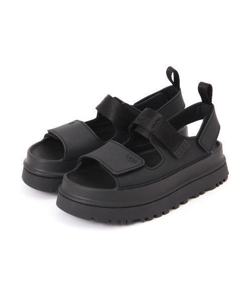 UGG(アグ)の「UGG(アグ)Goldenglow/1152685(サンダル・レディース・ブラック/ホワイト・7/6/5/8)」の2枚目の写真