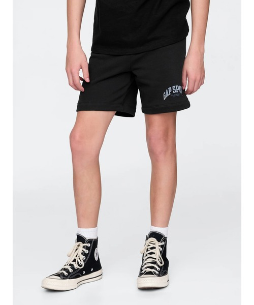 GAP(ギャップ)の「リラックス GAPロゴ グラフィック プルオンショートパンツ (キッズ)(スウェットパンツ・キッズ・ブルー/グリーン/オフホワイト/ブラック・110cm/120cm/130cm/140cm/150cm/160cm)」の3枚目の写真