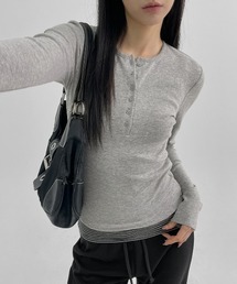 [MADE] ヘリフボタン長袖Tシャツ