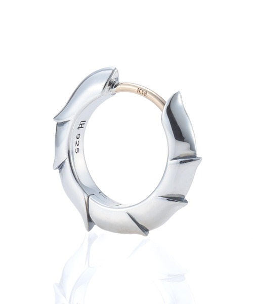 LION HEART（ライオンハート）の「“HOWL”クラッチピアス（タテガミ）/シルバー925【LION HEART / ライオンハート】（ピアス（片耳用）・メンズ・シルバー・ONE SIZE）」の3枚目の写真