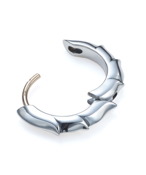 LION HEART（ライオンハート）の「“HOWL”クラッチピアス（タテガミ）/シルバー925【LION HEART / ライオンハート】（ピアス（片耳用）・メンズ・シルバー・ONE SIZE）」の5枚目の写真