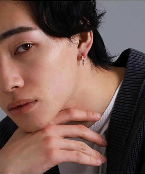 LION HEART（ライオンハート）の「“HOWL”クラッチピアス（タテガミ）/シルバー925【LION HEART / ライオンハート】（ピアス（片耳用）・メンズ・シルバー・ONE SIZE）」の17枚目の写真