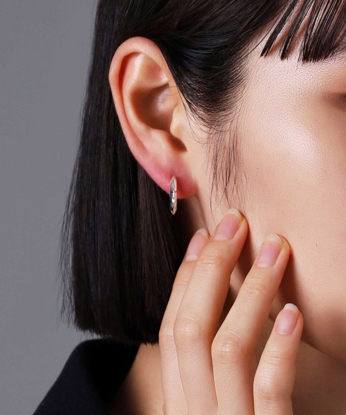 LION HEART（ライオンハート）の「“HOWL”クラッチピアス（タテガミ）/シルバー925【LION HEART / ライオンハート】（ピアス（片耳用）・メンズ・シルバー・ONE SIZE）」の16枚目の写真