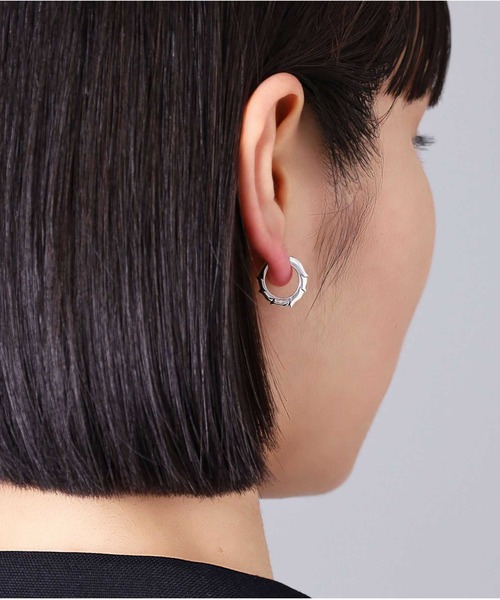 LION HEART（ライオンハート）の「“HOWL”クラッチピアス（タテガミ）/シルバー925【LION HEART / ライオンハート】（ピアス（片耳用）・メンズ・シルバー・ONE SIZE）」の14枚目の写真