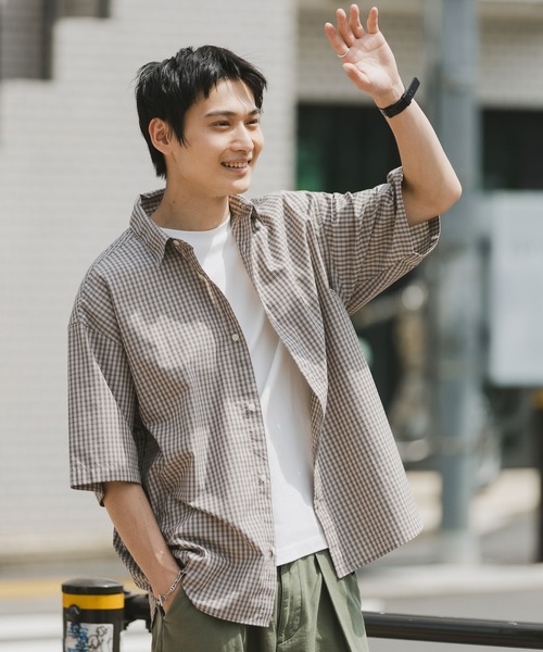 RAGEBLUE（レイジブルー）の「TRブロード/アソートチェックシャツ（シャツ/ブラウス・メンズ・グレー系その他/ブルー系その他/ホワイト系その他/ベージュ系その他・MEDIUM/FREE）」の3枚目の写真