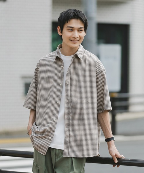 RAGEBLUE（レイジブルー）の「TRブロード/アソートチェックシャツ（シャツ/ブラウス・メンズ・グレー系その他/ブルー系その他/ホワイト系その他/ベージュ系その他・MEDIUM/FREE）」の14枚目の写真