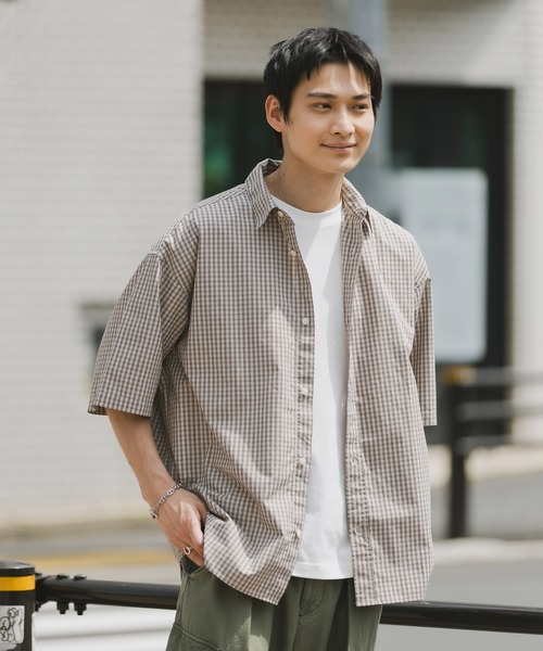 RAGEBLUE（レイジブルー）の「TRブロード/アソートチェックシャツ（シャツ/ブラウス・メンズ・グレー系その他/ブルー系その他/ホワイト系その他/ベージュ系その他・MEDIUM/FREE）」の13枚目の写真