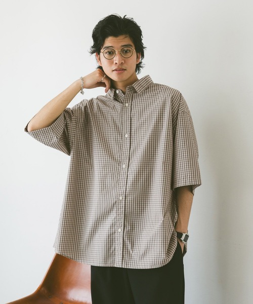RAGEBLUE（レイジブルー）の「TRブロード/アソートチェックシャツ（シャツ/ブラウス・メンズ・グレー系その他/ブルー系その他/ホワイト系その他/ベージュ系その他・MEDIUM/FREE）」の15枚目の写真