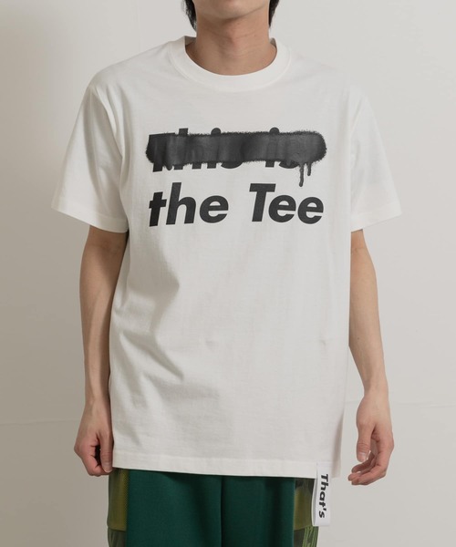 THE GOODLAND MARKET（ザグッドランドマーケット）の「That’s　RE the Tee Organic（Tシャツ/カットソー・メンズ・ブラック/ホワイト・SMALL/MEDIUM/LARGE/X-LARGE）」の4枚目の写真