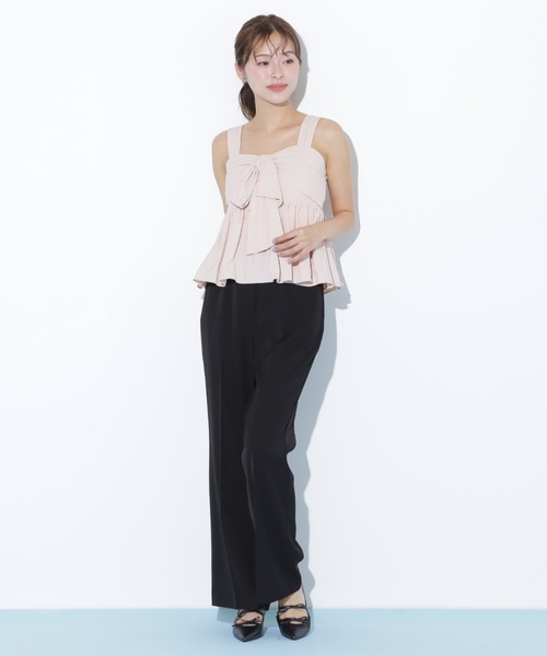 JILL by JILL STUART(ジルバイジルスチュアート)の「◇リボンペプラムブラウス(シャツ/ブラウス・レディース・ブラック/ピンク/ブルー・FREE)」の22枚目の写真