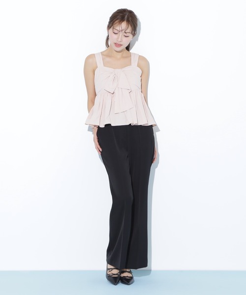 JILL by JILL STUART(ジルバイジルスチュアート)の「◇リボンペプラムブラウス(シャツ/ブラウス・レディース・ブラック/ピンク/ブルー・FREE)」の20枚目の写真