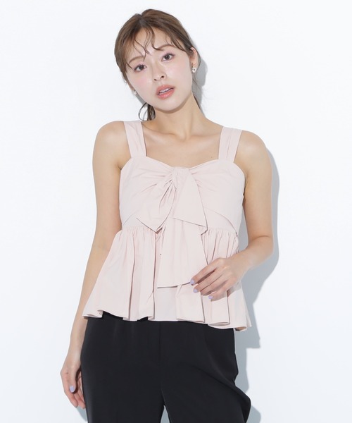 JILL by JILL STUART(ジルバイジルスチュアート)の「◇リボンペプラムブラウス(シャツ/ブラウス・レディース・ブラック/ピンク/ブルー・FREE)」の14枚目の写真