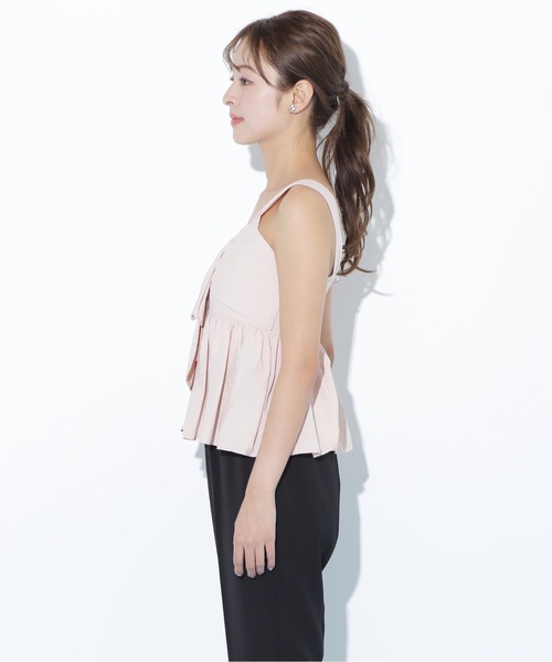 JILL by JILL STUART(ジルバイジルスチュアート)の「◇リボンペプラムブラウス(シャツ/ブラウス・レディース・ブラック/ピンク/ブルー・FREE)」の18枚目の写真