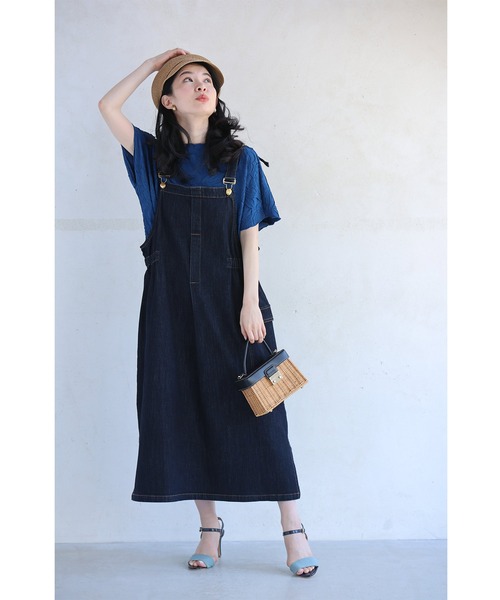 cawaii（カワイイ）の「ゆったり「楽」 彫刻花ドルマントップス（Tシャツ/カットソー・レディース・ブルー/ホワイト/ブラック・FREE）」の4枚目の写真