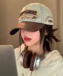 Burner（バーナー）の「【OKUOKU　0909】 ダメージ  ベースボール キャップ  oku-bosi-g3-14（キャップ）」