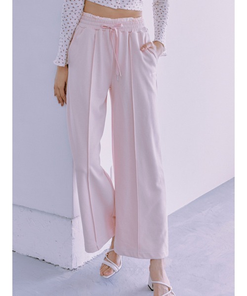 新品！リリーブラウン　スウェットわいどパンツ WEB限定00サイズ】スウェットワイドパンツ(ロングパンツ