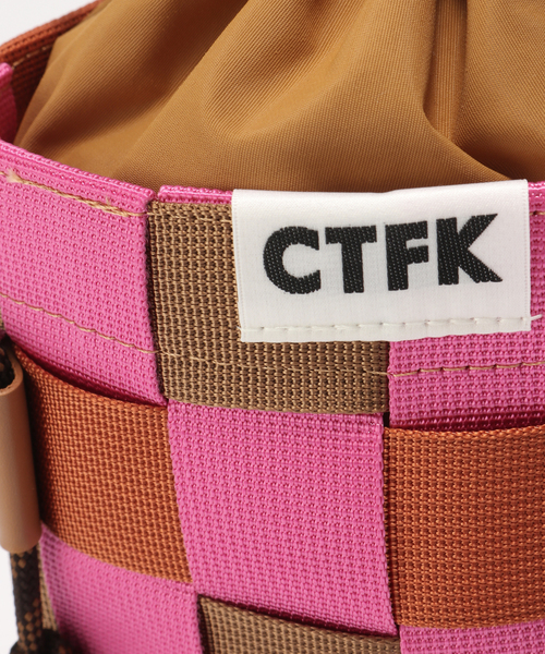 CONTROL FREAK / CTFK（コントロールフリーク）の「CONTROL FREAK/Tape Wovenショルダーバッグ（ショルダーバッグ・レディース・ベージュ/ブラック/ピンク・FREE）」の18枚目の写真
